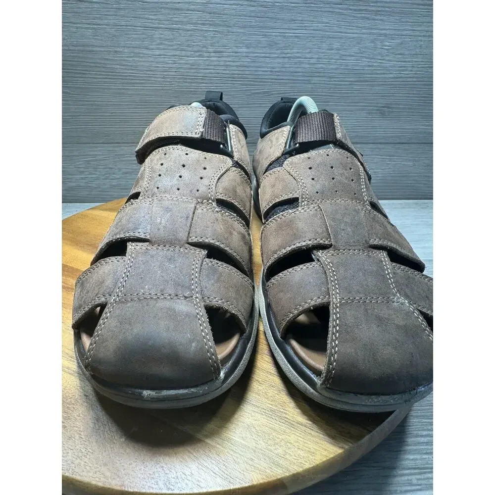 Florsheim Voyage Fisherman Brown Sandals Men's Size 11 11975-215